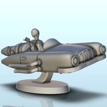 alien sedan jet engine laser gun 26 + pre-supported version & rounded base - wargaming3d miniature wargamming future, miniatures, rpg, science-fiction, scifi 3d print model - Mito3D