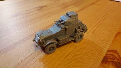 amd 165 175 panhard 1 56 28mm wargaming3d Miniatur Wargaming gepanzert Wagen Frankreich WW 2 3d print model - Mito3D