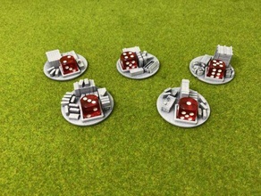 ammo dump objectif marqueur wargaming3d miniature wargaming munitions Caisse Marqueurs 3d print model - Mito3D