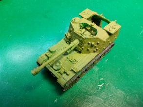 amx mk61 105mm sph french - wargaming3d 28mm miniature 3d print model - Mito3D