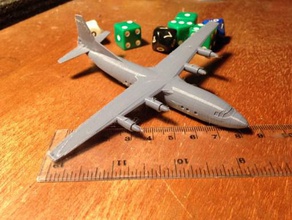 un-12 cub shaanxi y-8 - wargaming3d 28mm miniature 3d print model - Mito3D