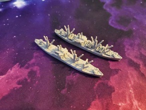 andromeda-class attack cargo ship - wargaming3d miniature wargamming 3d print model - Mito3D