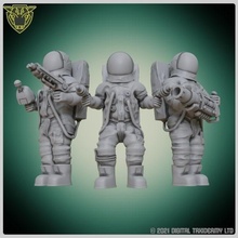 apollo space combat suit - spaceman miniatures wargaming3d miniature wargamming 3d print model - Mito3D