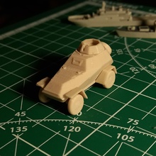 blindado vehículo ba 64 wargaming3d miniatura juego guerra coche Soviético Ejército unión 3d print model - Mito3D