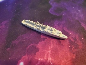 ashland-class dock landing ship - wargaming3d miniature wargamming 3d print model - Mito3D