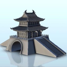 asian building floor grand staircase 8 - wargaming3d miniature wargamming angkor, arch, Architecture, asia, asian, buddhist temple, build, building, China, chinese, confucianism, construction, design, dojo, dynastie, east edifice, farmhouse, history, home, house, imperial, Japan, japenese, katana, korea, korean, lantern, pagoda, pagode, residence, samourai, scenery, structure, urban, urbanism, Vietnam, yellow river 3d print model - Mito3D