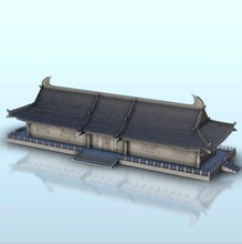 asian longhouse 24 - wargaming3d miniature wargamming angkor, arch, Architecture, asia, asian, buddhist temple, build, building, China, chinese, confucianism, construction, design, dojo, dynastie, east edifice, farmhouse, history, home, house, imperial, Japan, japenese, katana, korea, korean, lantern, pagoda, pagode, residence, samourai, scenery, structure, urban, urbanism, Vietnam, yellow river 3d print model - Mito3D