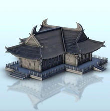 asian palace 26 - wargaming3d miniature wargamming angkor, arch, Architecture, asia, asian, buddhist temple, build, building, China, chinese, confucianism, construction, design, dojo, dynastie, east edifice, farmhouse, history, home, house, imperial, Japan, japenese, katana, korea, korean, lantern, pagoda, pagode, residence, samourai, scenery, structure, urban, urbanism, Vietnam, yellow river 3d print model - Mito3D