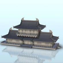 asian palace floor 23 - wargaming3d miniature wargamming angkor, arch, Architecture, asia, asian, buddhist temple, build, building, China, chinese, confucianism, construction, design, dojo, dynastie, east edifice, farmhouse, history, home, house, imperial, Japan, japenese, katana, korea, korean, lantern, pagoda, pagode, residence, samourai, scenery, structure, urban, urbanism, Vietnam, yellow river 3d print model - Mito3D