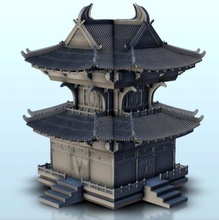 asian tower floor 21 - wargaming3d miniature wargamming angkor, arch, Architecture, asia, asian, buddhist temple, build, building, China, chinese, confucianism, construction, design, dojo, dynastie, east edifice, farmhouse, history, home, house, imperial, Japan, japenese, katana, korea, korean, lantern, pagoda, pagode, residence, samourai, scenery, structure, urban, urbanism, Vietnam, yellow river 3d print model - Mito3D