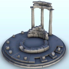 astar ruins 15 - wargaming3d miniature wargamming Accessories, Antiquity, Architecture, building, classic, DBA, figures, Flames of War, game, games, greek, miniatures, roman, Rome, scenery, spartian, terrain, wargame, warhammer 3d print model - Mito3D