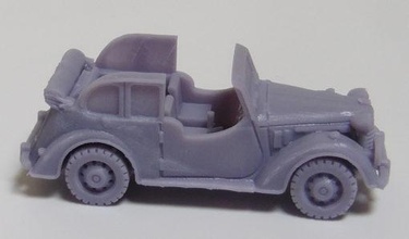 austin 8 tourer open toped small vehicle set includes 3 variant model 1 56 - wargaming3d miniature wargamming 1/56, bolt action, british, Commonwealth, WWII 3d print model - Mito3D