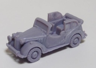 austin 8 tourer variant open topped small military vehicle 1 56 scale - wargaming3d miniature wargamming bolt action, British Army, Commonwealth, WWII 3d print model - Mito3D