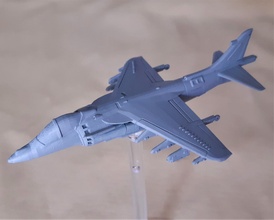 av 8b albanella ii notte attacco Armi wargaming3d miniatura wargaming stl 1 144 aereo America AV 8B Harrier II Jet combattente sciopero 3d print model - Mito3D