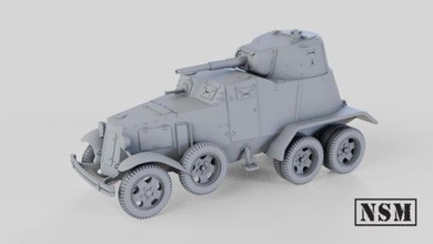 ba 10 blindado coche vehiculo wargaming3d miniatura juego guerra 3d print model - Mito3D