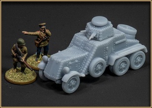 ba-27m armoured car 1931 - wargaming3d miniature wargamming 3d print model - Mito3D