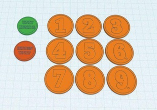ba marcadores wargaming3d miniatura jogos guerra 3d print model - Mito3D