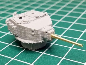 Fässer 28mm us 37mm bewaffnet Panzer geeignet Bolzen action three Pack wargaming3d Miniatur 3d print model - Mito3D