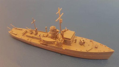bathurst class corvette - wargaming3d 28mm miniature corvettes were australia's general purpose small warships wwii they used escorts sub chasers minesweepers well other less common duties widely indian ocean pacific mediterranean couple made into atlantic time broadly similar british flower 3d print model - Mito3D