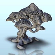 büyük ağaç 1 wargaming3d minyatür savaş oyunları 40000 şekil Gelecek fütürizm fütüristik lejyon minyatürler macera opera reçine manzara Sci Fi scifi SF MARUL Tayfa star savaşlar heykel 3d print model - Mito3D