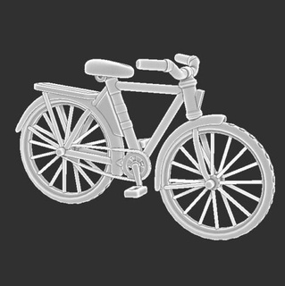 bike 28mm - wargaming3d 1 56 bicycle bolt action ww2 miniature wargamming 3d print model - Mito3D