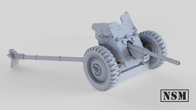 Bofors 37mm arma fogo wargaming3d miniatura jogos guerra 3d print model - Mito3D