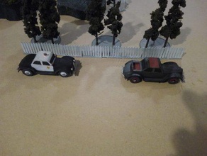 bootlegger voiture de police - wargaming3d 28mm miniature rage route prohibition à la fois bagnole taille 3 vitesse 3d print model - Mito3D