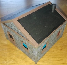 brick house ww2 10 cm ground floor - wargaming3d miniature wargamming ,stl, :56, 1:56, 1/56 scale, 1943-45, tabletop, terrain 3d print model - Mito3D