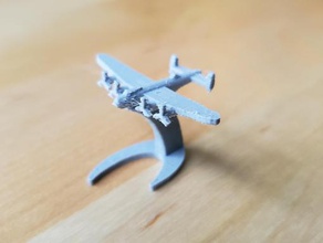 british avro lancaster bomber - wargaming3d 28mm miniature 1 900th scale model certain elements not 3d print model - Mito3D