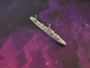 british c-class destroyer - wargaming3d 28mm miniature 3d print model - Mito3D