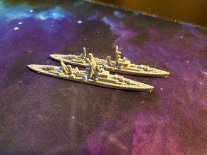 Britanique dido class croiseur wargaming3d miniature wargaming 3d print model - Mito3D