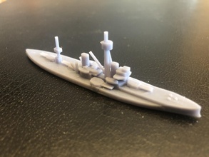 britânico encouraçado classe navio guerra wargaming3d miniatura jogos 3d print model - Mito3D