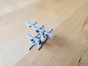 İngiliz fairey swordfish torpido bombardıman - wargaming3d Mm minyatür 1 900 ölçekli uçağı modeli bazı elemanlarıölçek değil 3d print model - Mito3D