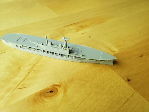 britannique hms eagle porte - avions wargaming3d 28mm miniature 1 1800th échelle porte-avions de modèle certains éléments pas à l'échelle 3D print model - Mito3D