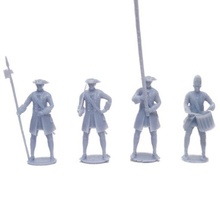 british infantry commanding collection years war french indian wars - wargaming3d 28mm miniature 3d print model - Mito3D