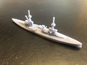 british invincible class battlecruiser - wargaming3d miniature wargamming 3d print model - Mito3D