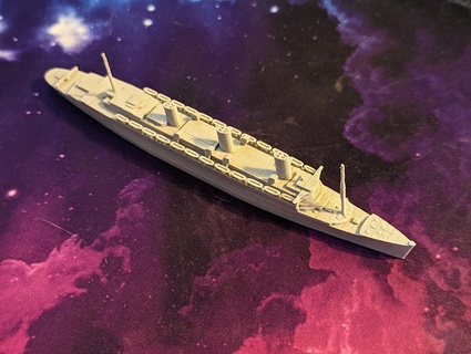 británico Oceano transatlántico reina María wargaming3d miniatura juego guerra 3d print model - Mito3D