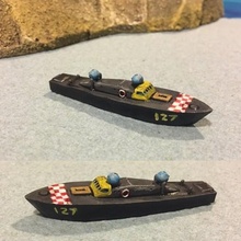 britânico barco raf resgate lançamento wargaming3d 28mm miniatura 3d print model - Mito3D