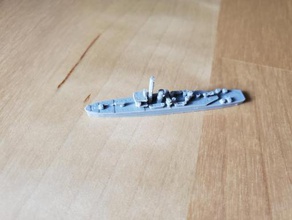 british shoreham-class sloop - wargaming3d 28mm miniature 1 1800th scale model certain elements not 3d print model - Mito3D