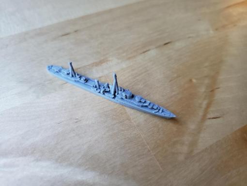 british tribali-classe destroyer - wargaming3d 28mm in miniatura 1 1800th scala modello alcuni elementi non 3D print model - Mito3D