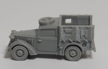 british wwii austin tilly radio truck internal 1 56 scale suit 72 - wargaming3d miniature wargamming 1:56, 1:72, bolt action, british, Commonwealth, WWII 3d print model - Mito3D