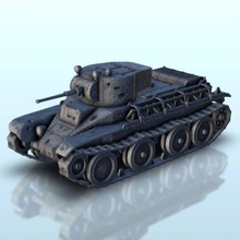 bt 5 wargaming3d miniatura jogos guerra tanque 1 56 100 15mm 35 28mm blindado veículo blitzgrieg parafuso açao chamas of vermelho 3d print model - Mito3D