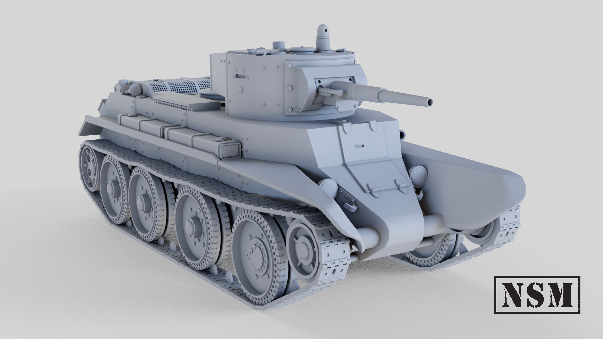 bt 7 paquete wargaming3d miniatura juego guerra 3D print model - Mito3D