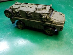 bushmaster protegido mobilidade veículo wargaming3d miniatura jogos guerra blindado pessoal Operadora australiano Rodas armaduras 3d print model - Mito3D
