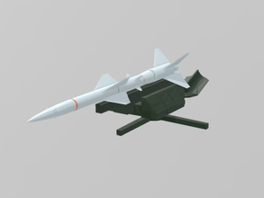c-75 sa-2 launcher - wargaming3d 28mm miniature 3d print model - Mito3D