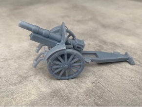 canon skoda lefh 100 14-18 - wargaming3d miniature wargamming : 1:56 / 28mm, #ww1, ww2 3d print model - Mito3D