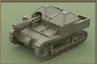 carden-loyd carrier mkvi cover - wargaming3d miniature wargamming