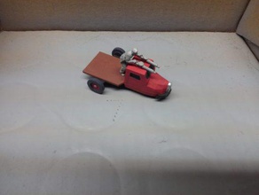 la cargaison de l'âne wargaming3d 28mm miniature rage route prohibition fret âne buggy taille 2 vitesse 4 lourds mg face 3d print model - Mito3D