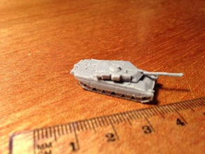 challenger 1 also w jordanian falcon turret - wargaming3d 28mm miniature 3d print model - Mito3D