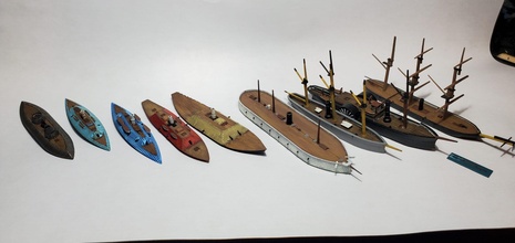 charleston complete pack - wargaming3d miniature wargamming American Civil War, Charleston, Confederate, Ironclads, Union 3d print model - Mito3D